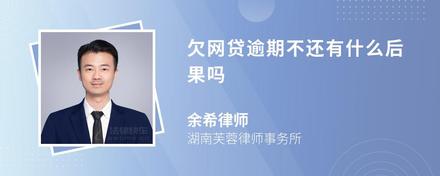 欠網(wǎng)貸逾期不還有什么后果嗎