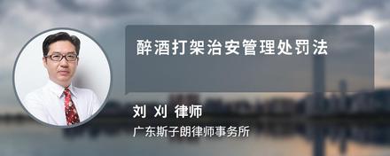 醉酒打架治安管理处罚法