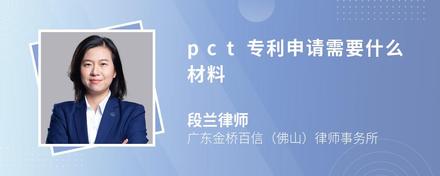 pct专利申请需要什么材料