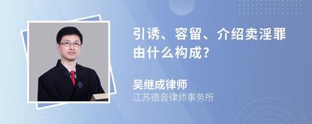 引诱、容留、介绍卖淫罪由什么构成?