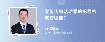 宣传传销活动罪的犯罪构成有哪些?