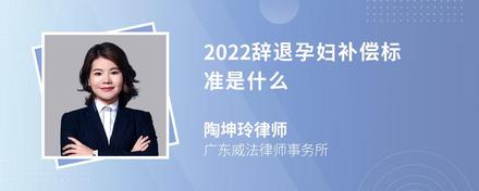 2022辞退孕妇补偿标准是什么