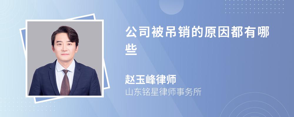 公司被吊销的原因都有哪些