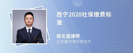 西宁2020社保缴费标准